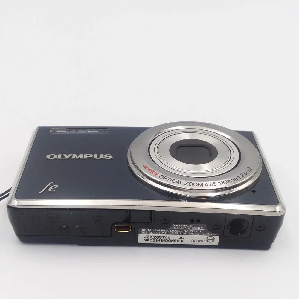 Olympus FE-4010 Digital‎ Camera 12MP 4x Zoom Battery Charger Case Tested Working
